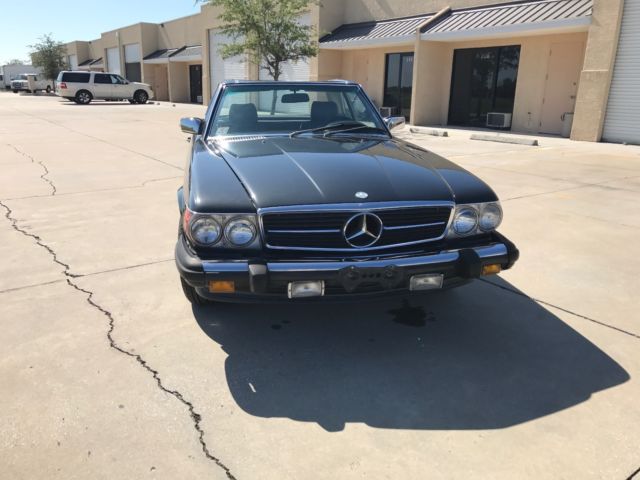 1988 Dark Gray Mercedes-Benz SL-Class Convertible