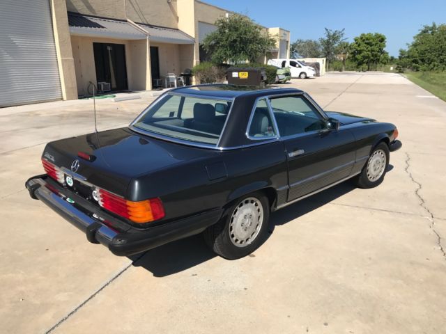 1988 Dark Gray Mercedes-Benz SL-Class Convertible