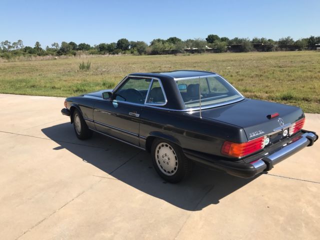 1988 Dark Gray Mercedes-Benz SL-Class Convertible