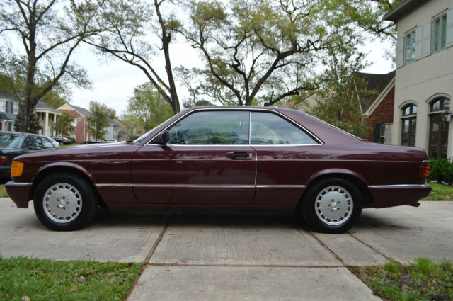 1990 Pajett Red Mercedes-Benz 500-Series Coupe