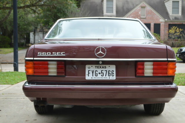 1990 Pajett Red Mercedes-Benz 500-Series Coupe