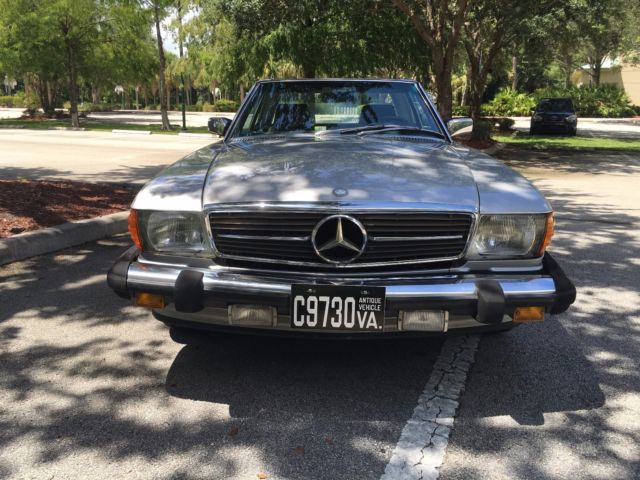 1988 SMOKE SILVER Mercedes-Benz SL-Class Convertible