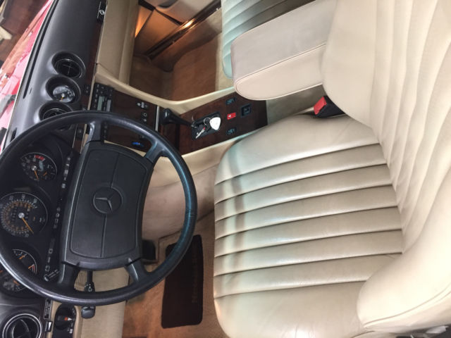 1988 Red Mercedes-Benz SL-Class Convertible