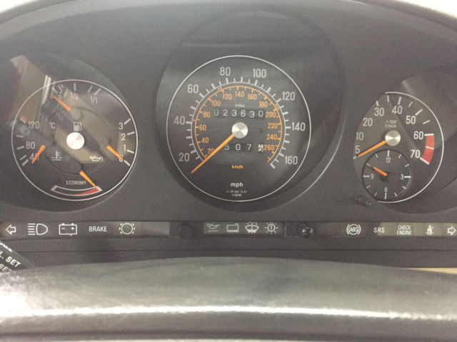 1988 Red Mercedes-Benz SL-Class Convertible