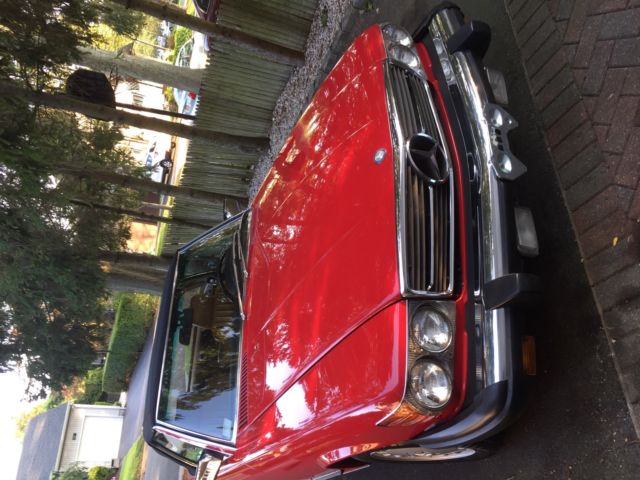 1989 Red Mercedes-Benz SL-Class Convertible