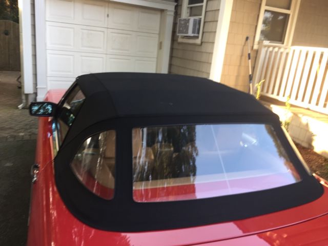 1989 Red Mercedes-Benz SL-Class Convertible