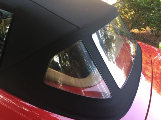 1989 Red Mercedes-Benz SL-Class Convertible