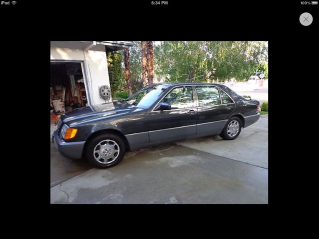 1992 Gray Mercedes-Benz S-Class Sedan