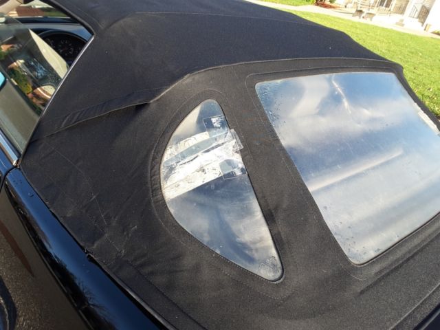 1990 Black Mercedes-Benz 500-Series Convertible