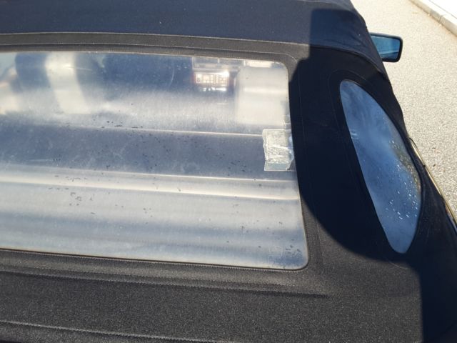 1990 Black Mercedes-Benz 500-Series Convertible