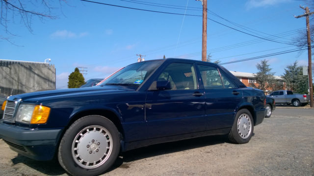 1993 Blue Mercedes-Benz 190-Series Sedan
