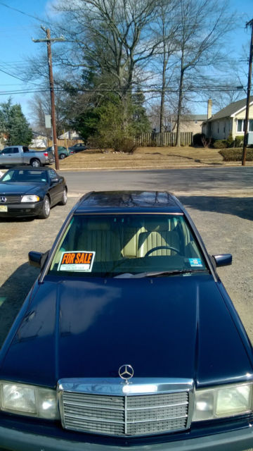 1993 Blue Mercedes-Benz 190-Series Sedan