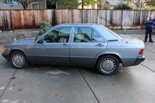 1987 gold  Mercedes-Benz 190-Series 4 door