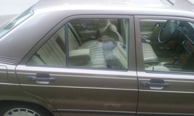 1987 gold  Mercedes-Benz 190-Series 4 door