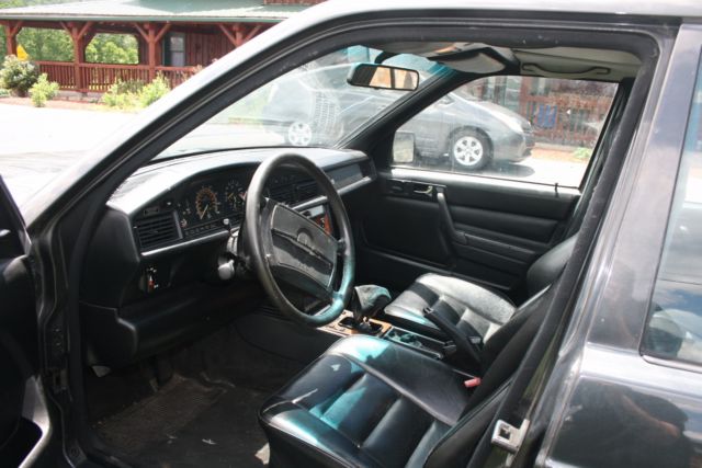 1986 Black Mercedes-Benz 190-Series Sedan