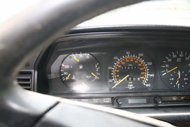 1986 Black Mercedes-Benz 190-Series Sedan