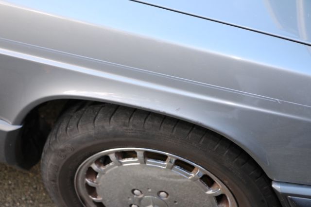 1987 gold  Mercedes-Benz 190-Series 4 door