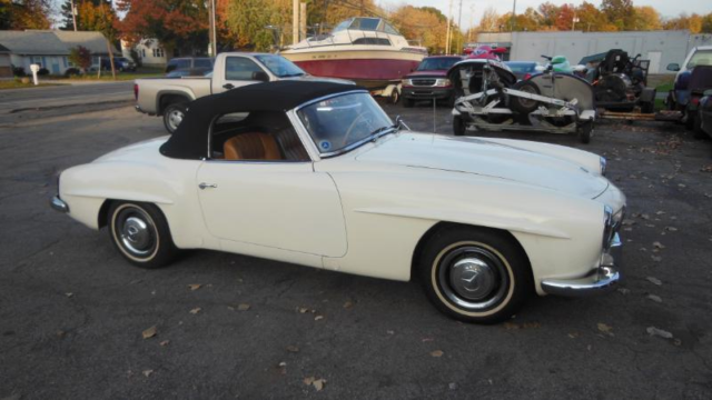 1959 WHITE Mercedes-Benz SL-Class Convertible