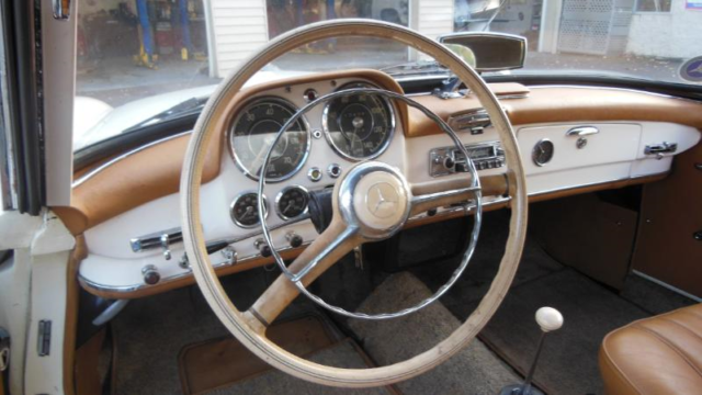 1959 WHITE Mercedes-Benz SL-Class Convertible
