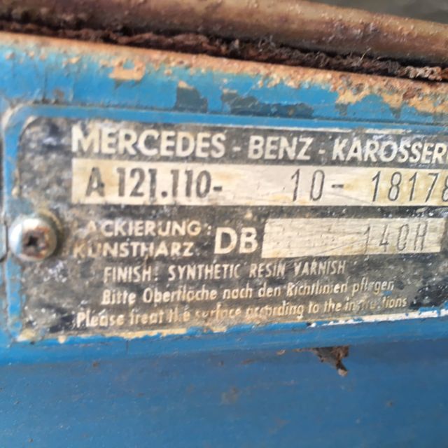 1965 Blue Mercedes-Benz 200-Series