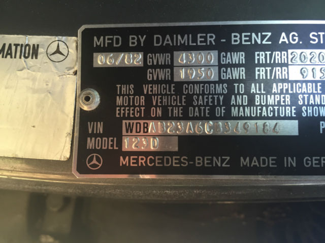 1982 Gray Mercedes-Benz 200-Series