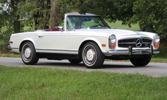 1978 White Mercedes-Benz SL-Class Convertible