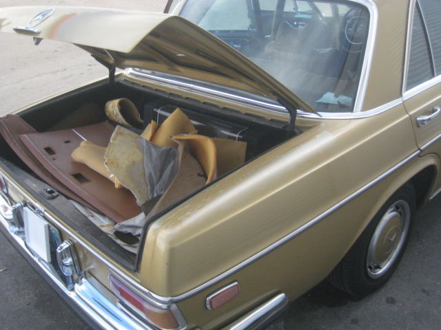 19700000 Gold Mercedes-Benz 200-Series Sedan