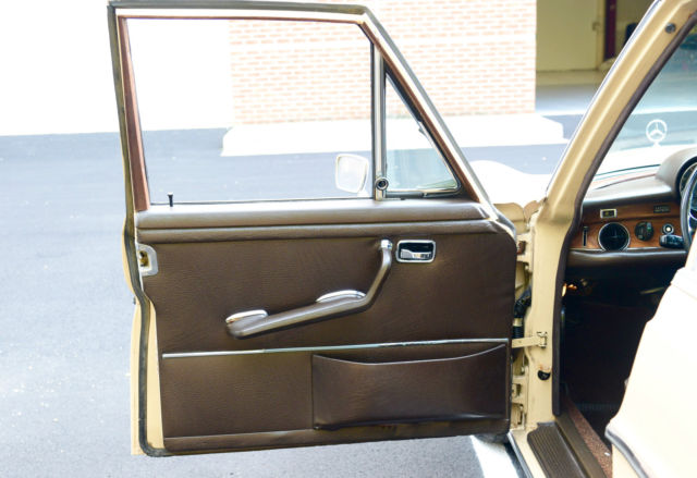 1972 Tan Mercedes-Benz 200-Series Sedan