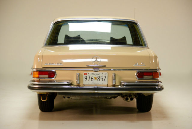 1972 Tan Mercedes-Benz 200-Series Sedan