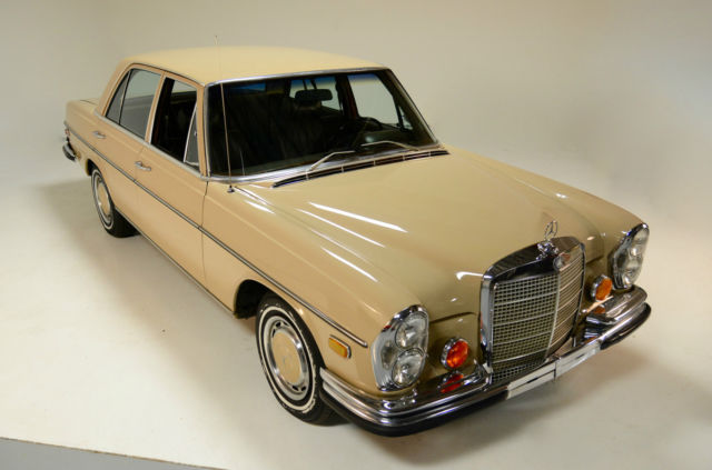 1972 Tan Mercedes-Benz 200-Series Sedan