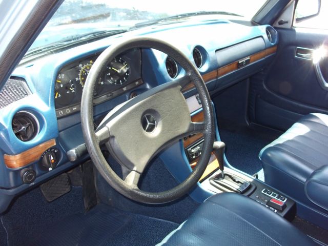 1981 Blue Mercedes-Benz 300-Series Wagon