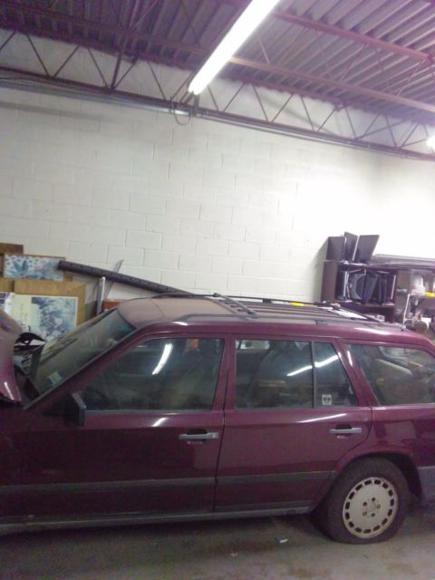 1986 Burgundy Mercedes-Benz 300-Series Wagon