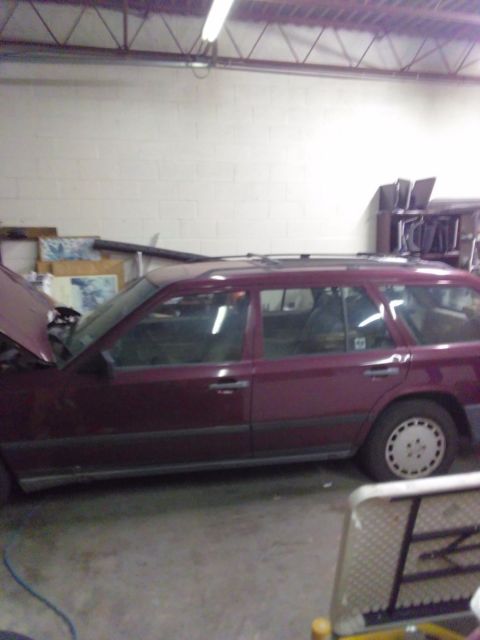 1986 Burgundy Mercedes-Benz 300-Series Wagon