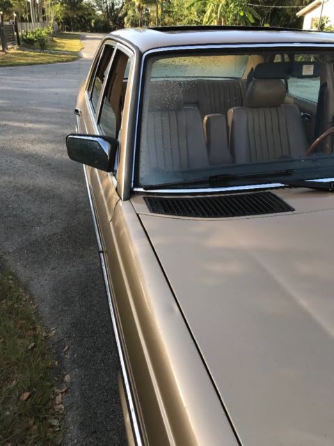 1984 Gold Mercedes-Benz 300-Series Sedan
