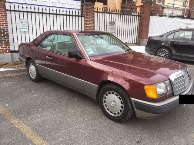 1988 Red Mercedes-Benz 300-Series Coupe