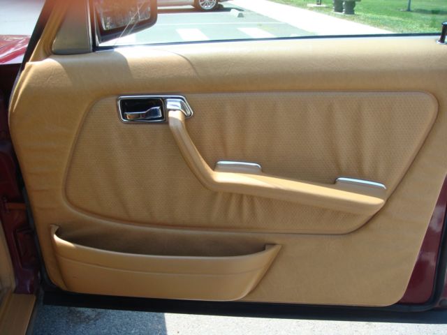 1985 Burgundy Mercedes-Benz 300-Series Sedan