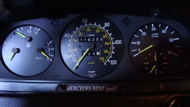 1985 Burgundy Mercedes-Benz 300-Series Sedan