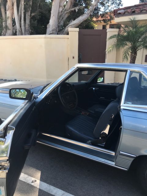 1985 Blue Mercedes-Benz 300-Series Convertible and Hardtop