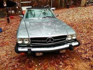 1981 silver mist Mercedes-Benz SL-Class convertible
