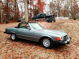 1981 silver mist Mercedes-Benz SL-Class convertible
