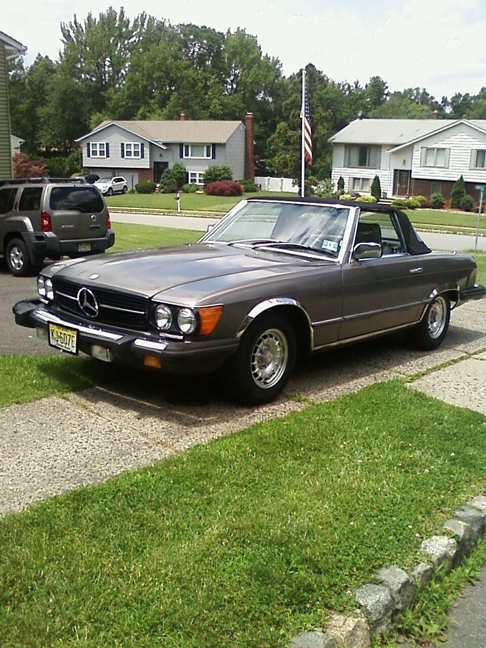 1981 Blue Mercedes-Benz 300-Series Convertible