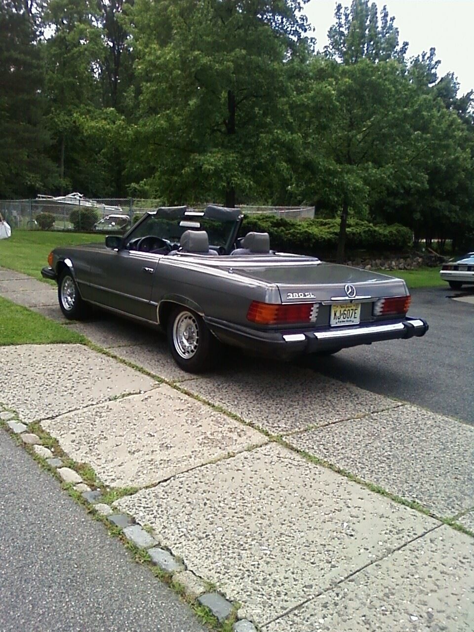 1981 Blue Mercedes-Benz 300-Series Convertible