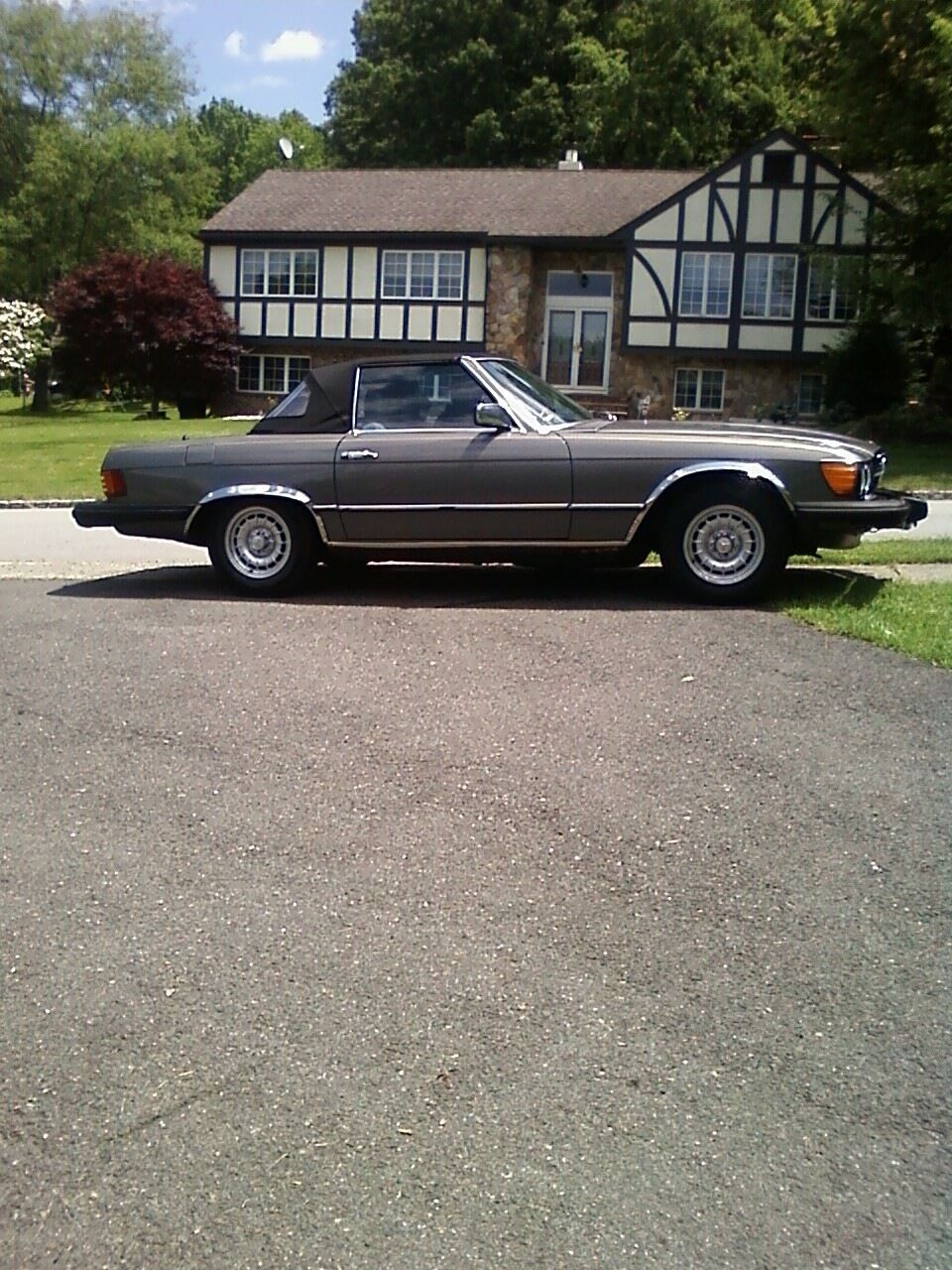 1981 Blue Mercedes-Benz 300-Series Convertible