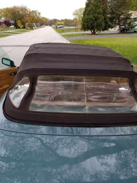 1985 Green Mercedes-Benz SL-Class Convertible