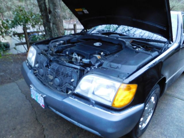 1992 Black Mercedes-Benz S-Class Sedan