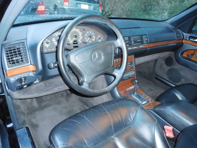 1992 Black Mercedes-Benz S-Class Sedan