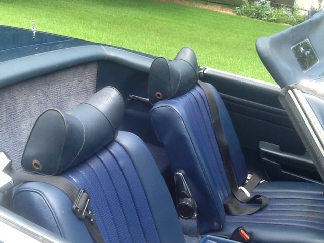 1975 Blue Mercedes-Benz SL-Class Convertible