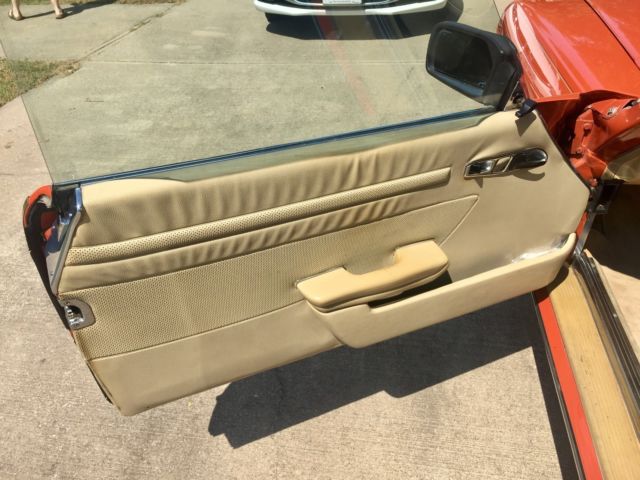 1979 British Red Mercedes-Benz 400-Series Convertible