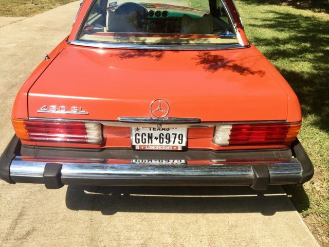 1979 British Red Mercedes-Benz 400-Series Convertible