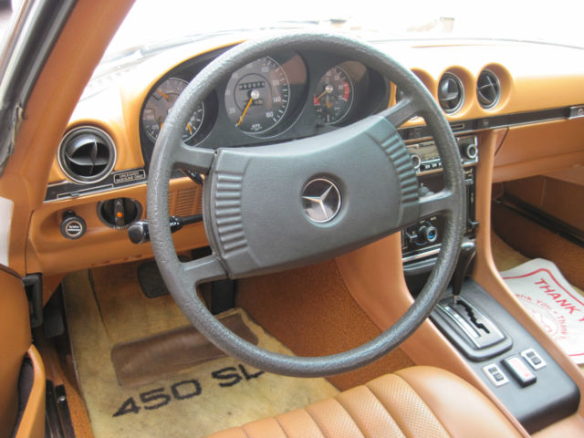 1976 White Mercedes-Benz SL-Class Convertible